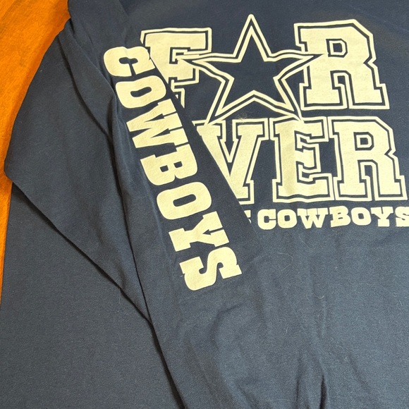 Dallas Cowboys Navy 'Forever' Long Sleeve Tee, XL - Picture 6 of 7